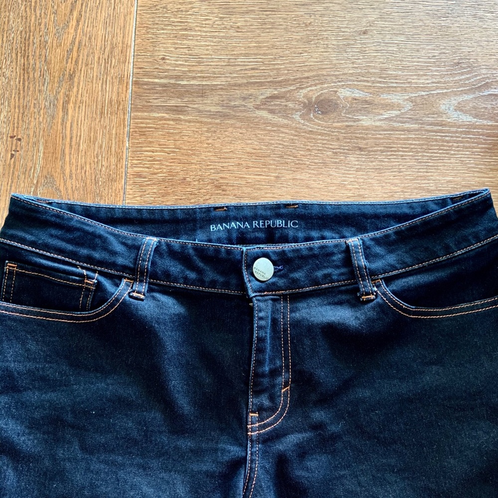 Banana Republic Curvy Boot Dark Wash Jeans 31 NWOT